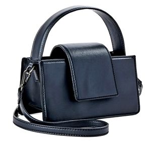 100% Recycled Ultra Chic Minimalist Top Handle Crossbody Bag